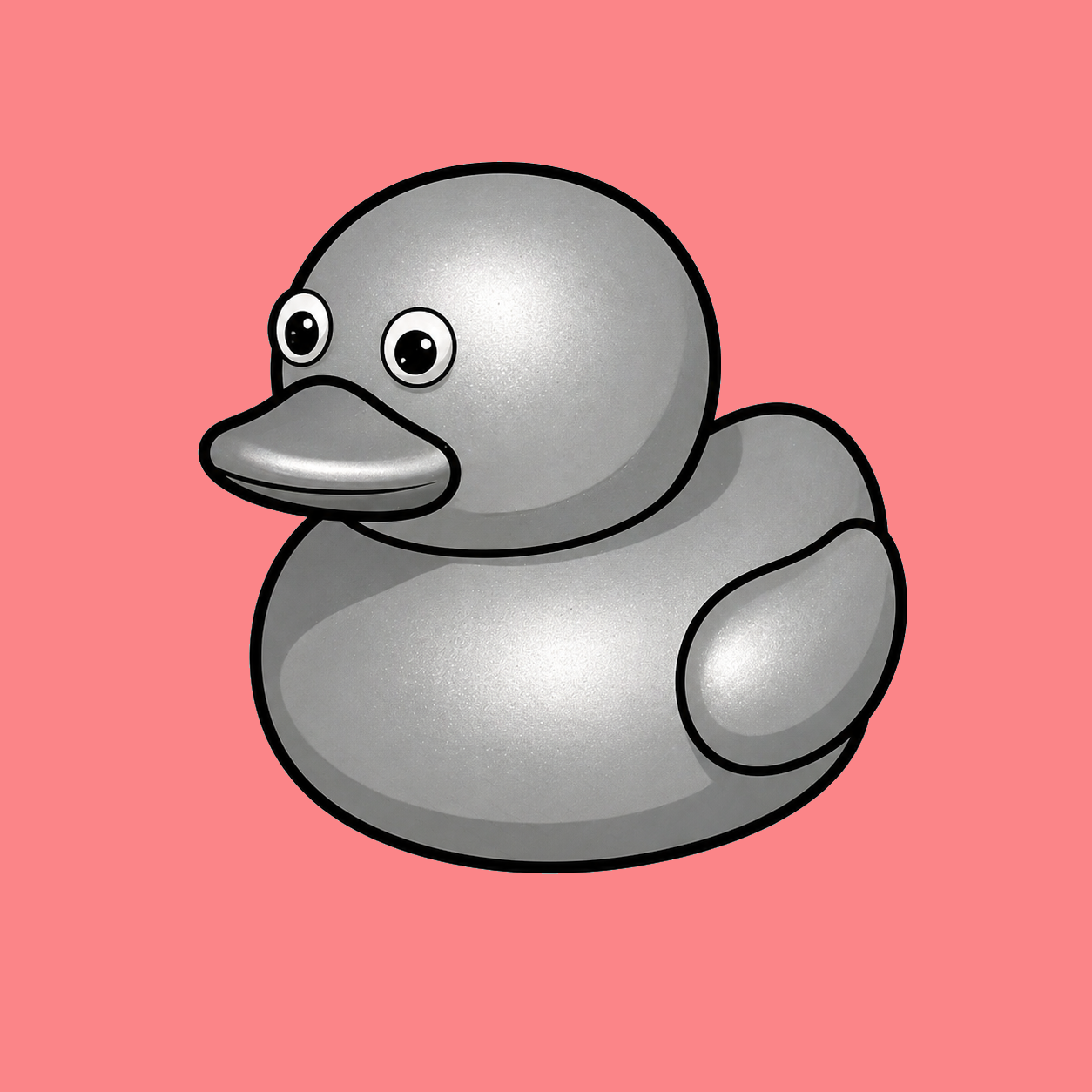 A tiny silver duck hiding near the bottom of the Goatcha menu page