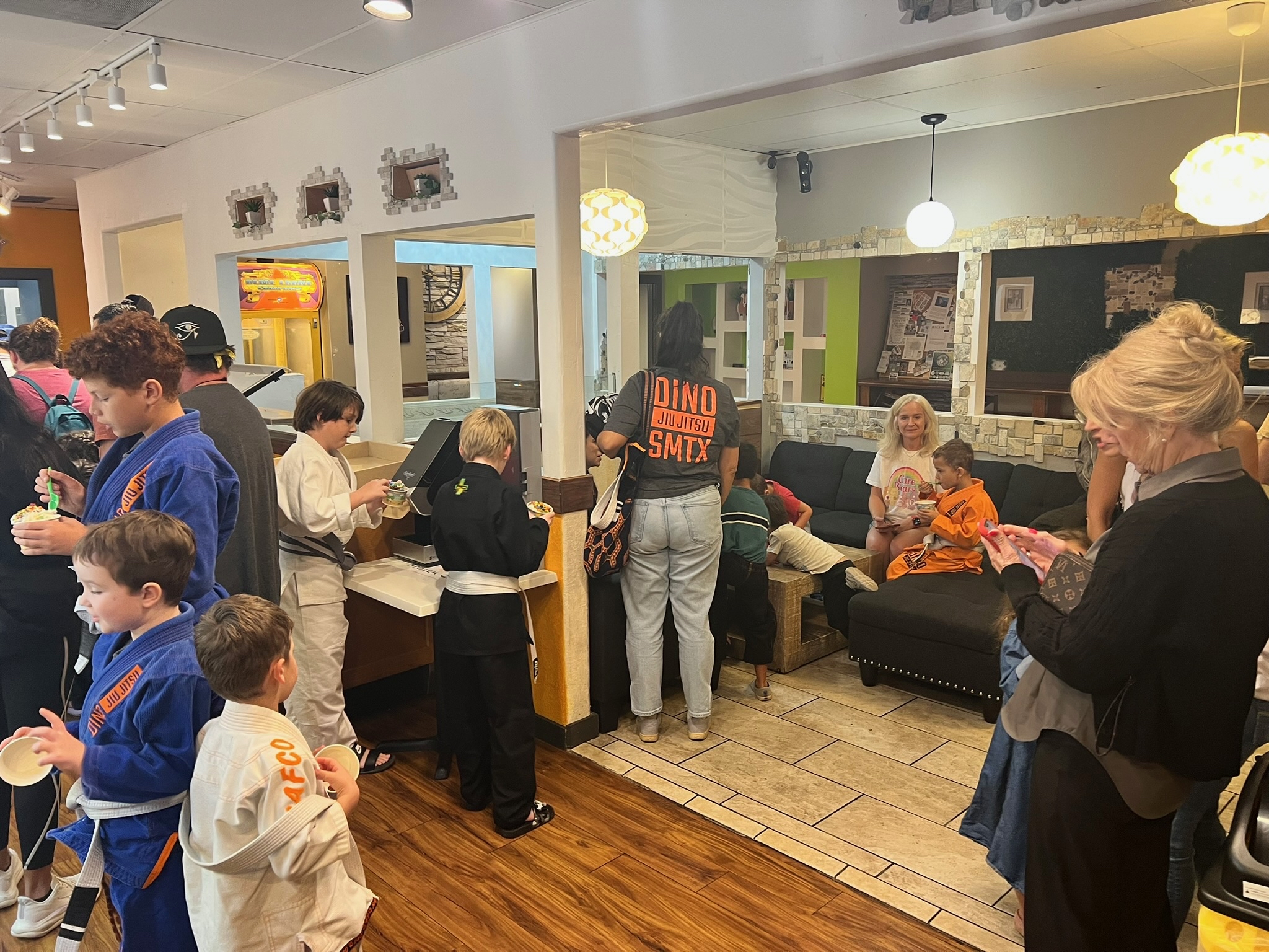 Inside Goatcha dessert shop near Texas State University