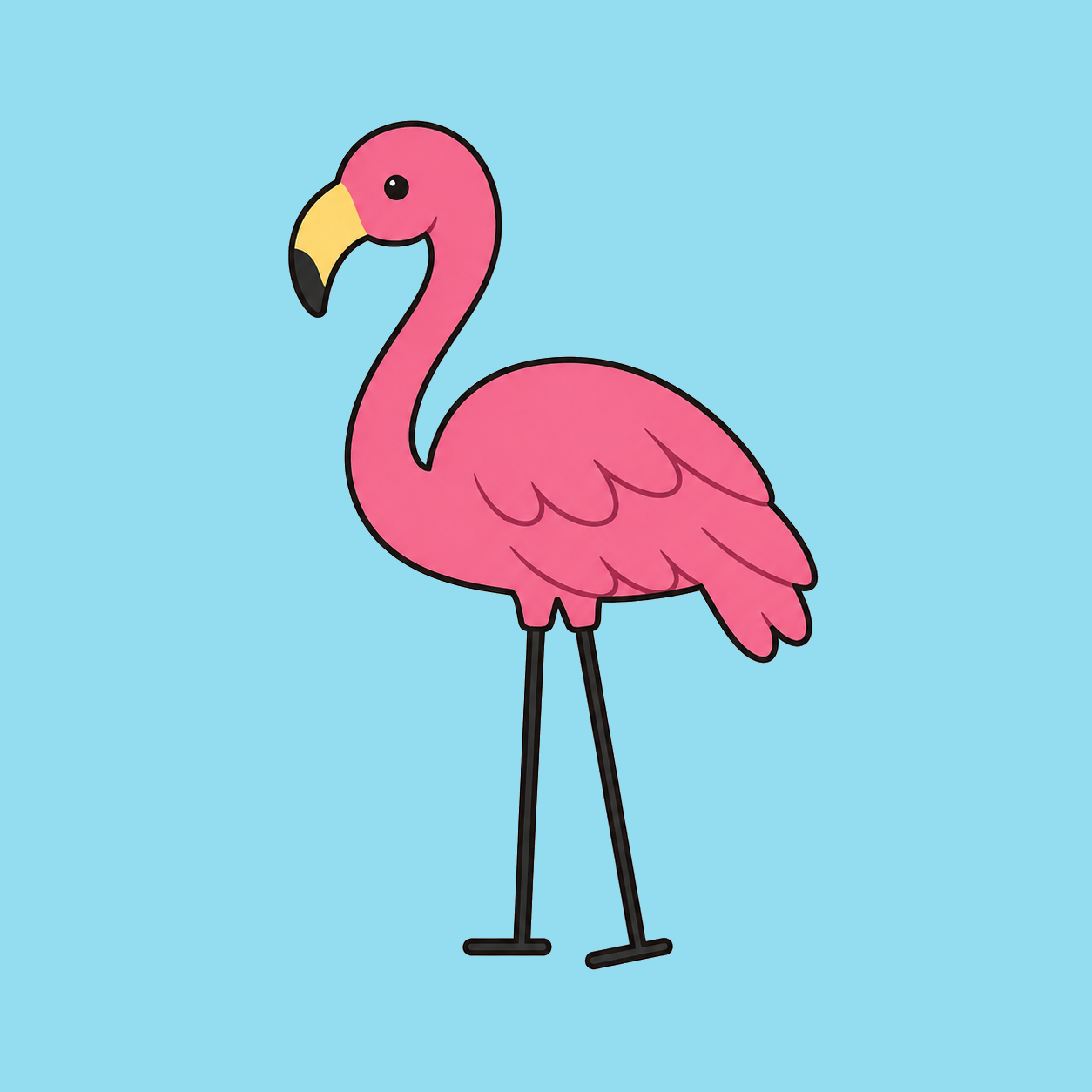 A pink flamingo hiding near the bottom of the Goatcha vote page